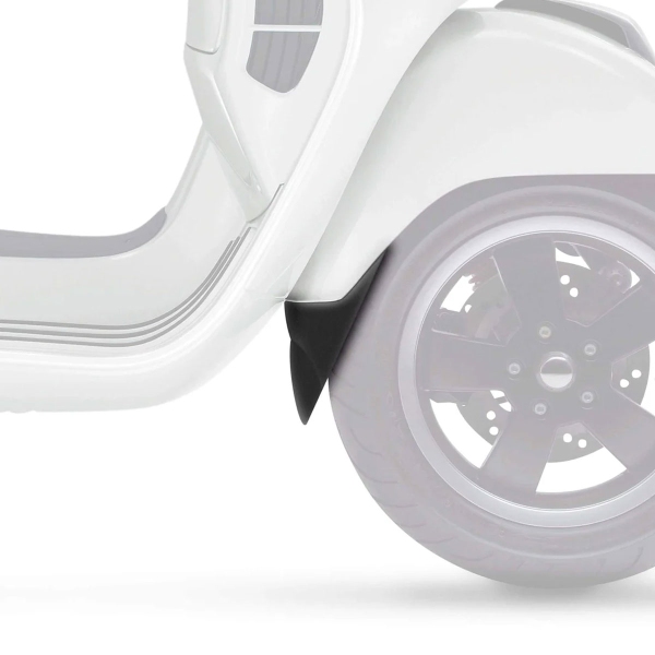 Pyramid Matte Black Front fender extension Vespa GTS300 2007-2022