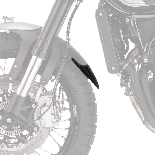 Estensione parafango anteriore Pyramid Nero opaco Benelli Leoncino 500 2015-2024