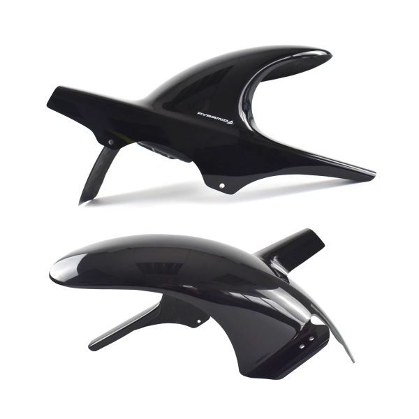 Parafango posteriore Pyramid Nero lucido Kawasaki Ninja ZX6R 1998-1999