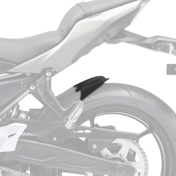 Pyramid Matte Black Rear fender extension Kawasaki Z650 2017-2025