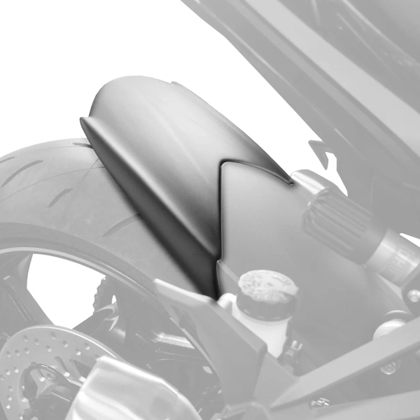 Pyramid Matte Black Rear fender extension Kawasaki Versys 1100 2025-2025