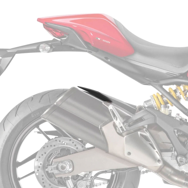 Estensione parafango posteriore Pyramid Nero opaco Ducati Monster 821 2014-2020