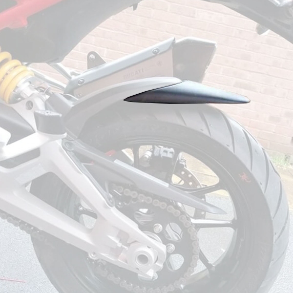 Estensione parafango posteriore Pyramid Nero opaco Ducati Multistrada V4 2021-2023