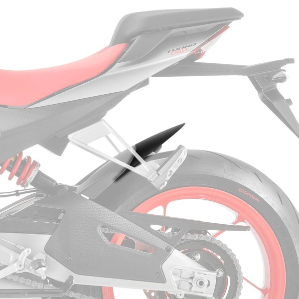 Estensione parafango posteriore Pyramid Nero opaco Aprilia RS660 2021-2025