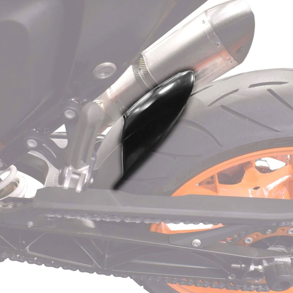 Estensione parafango posteriore Pyramid Nero opaco KTM Adventure 250 2021-2025