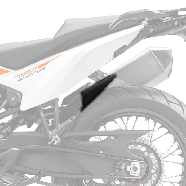 Estensione parafango posteriore Pyramid Nero opaco Husqvarna Norden 901 2022-2025