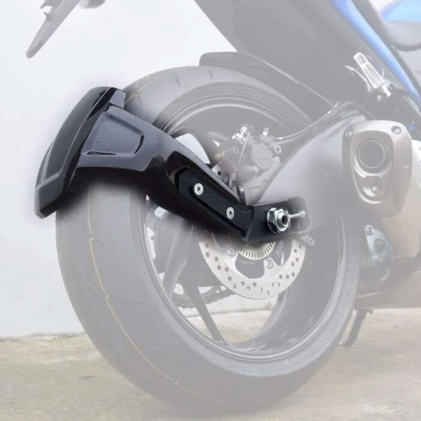 Pyramid Gloss Black Rear Spray Guards Suzuki GSXS950 2021-2025