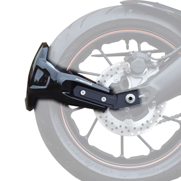 Pyramid Matte Black Rear Spray Guards Yamaha MT09 2013-2020