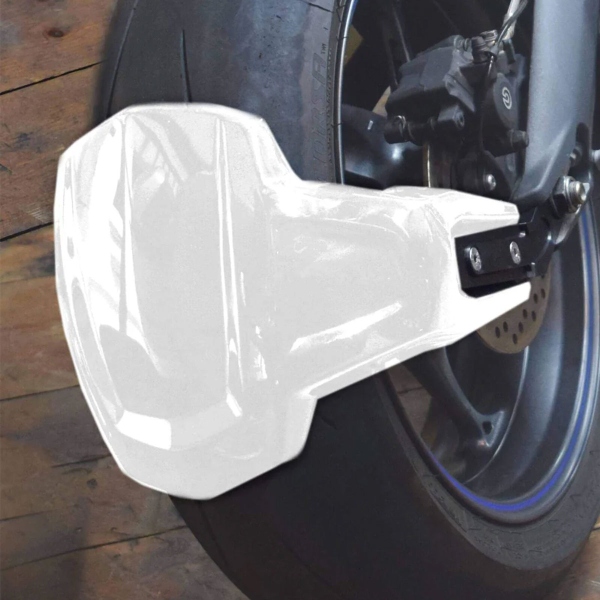 Pyramid Gloss White Rear Spray Guards Triumph Street Triple 675 2013-2017