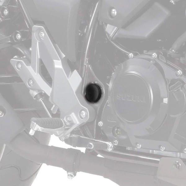 Tappi telaio Pyramid nero opaco Suzuki Vstrom 250 2018-2024