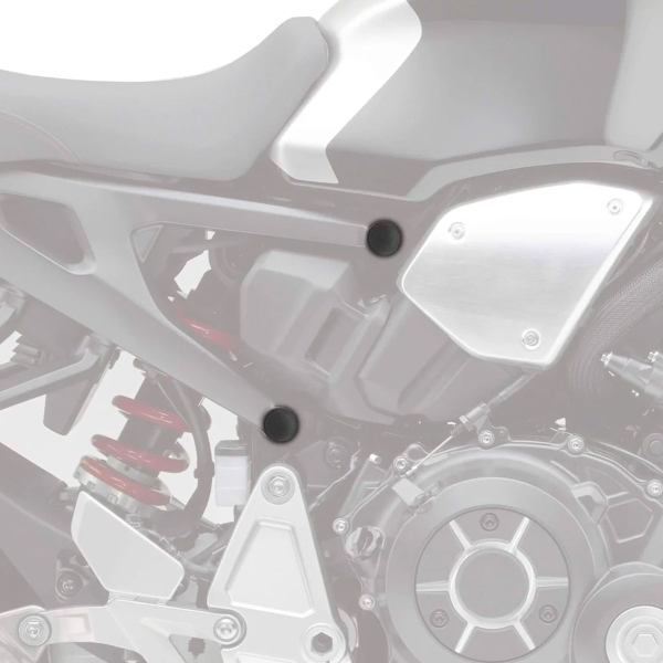 Pyramid Matte black frame and caps Honda CB1000R 2018-2024