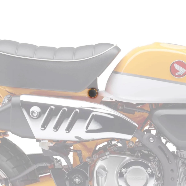 Pyramid Matte black frame and caps Honda Monkey 125 2018-2024