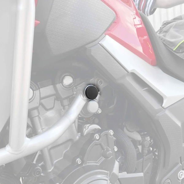 Pyramid Matte black frame and caps Honda CB500X 2019-2024