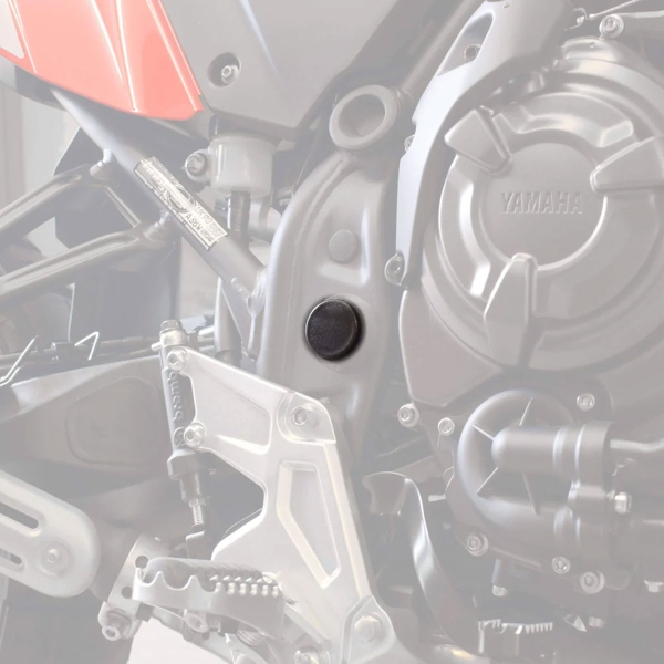Pyramid Matte black frame and caps Yamaha Tenere 700 2019-2024