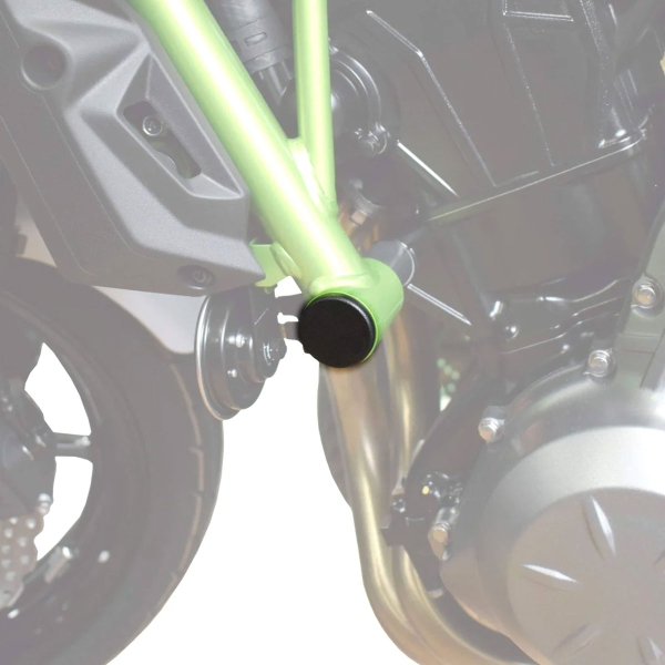 Pyramid Matte black frame and caps Kawasaki Ninja 650 2017-2025