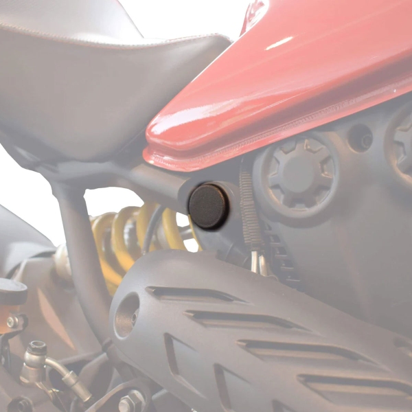 Pyramid Matte black frame and caps Ducati Monster 1200/S 2014-2016