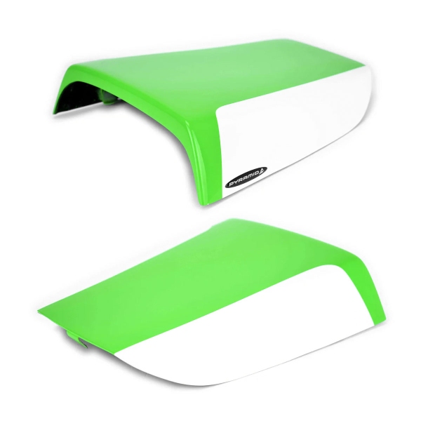 Pyramid Gloss Green/White rear seat Cowl Kawasaki ZX7R 1996-2003