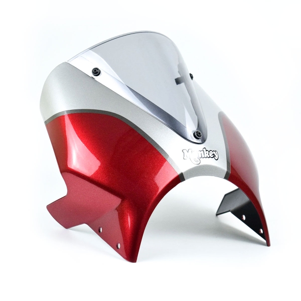 Cupolino Pyramid Rosso perla/Silver Honda Monkey 125 2021-2025