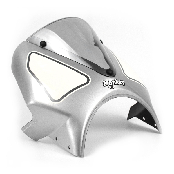 Cupolino Pyramid Silver/Bianco Honda Monkey 125 2022-2025