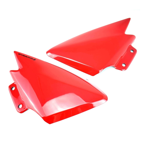 Pyramid Metallic Red Infill Panels Yamaha MT09 2013-2016