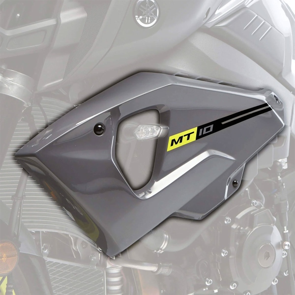 Pyramid Gloss Grey Sport Fairing Panels Yamaha MT10SP 2016-2021