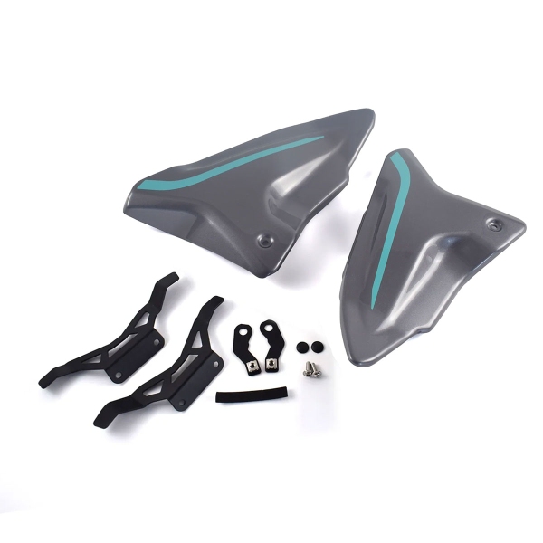 Pyramid Midnight Cyan Rear Infill Panels Yamaha MT09 2024-2025