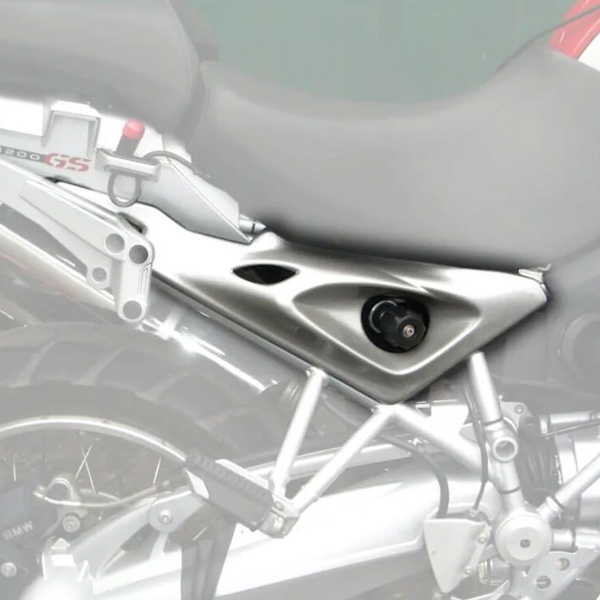 Pyramid Metallic Silver Infill Panels BMW R1200GS 2004-2012