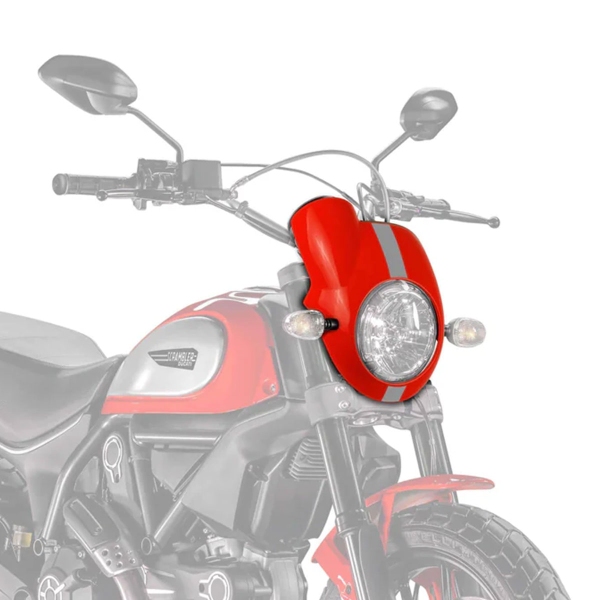 Cupolino Pyramid Rosso lucido Ducati Scrambler Icon 2015-2024