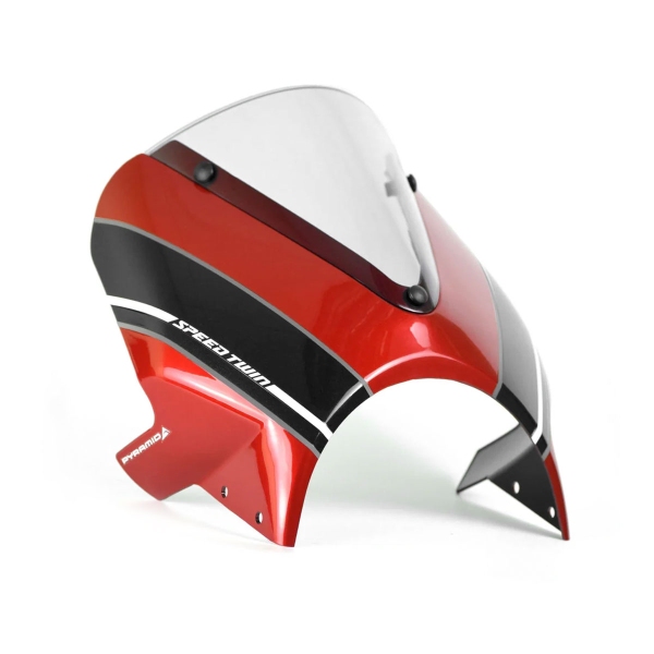 Cupolino Pyramid Rosso/Grigio Triumph Speed Twin 1200 2019-2024