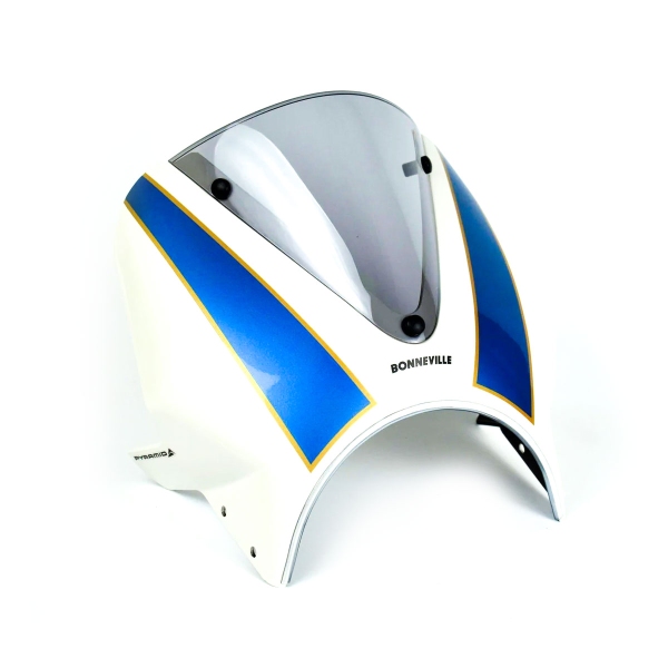Cupolino Pyramid Bianco/Blu Triumph Bonneville T100 2016-2025