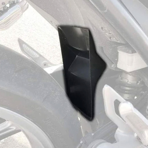 Pyramid Matte Black Rear Spray Guards shield Honda NC750S 2016-2020