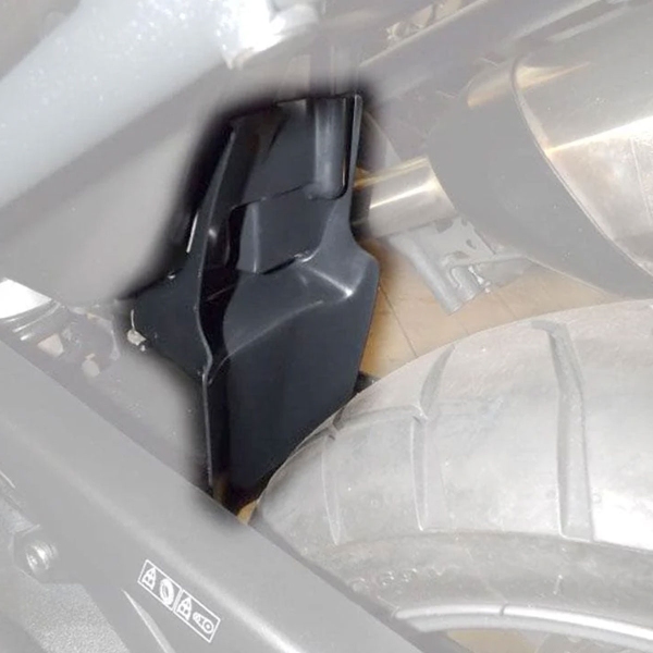 Pyramid Matte Black Rear Spray Guards shield Triumph Tiger 800 XC/XCX/XCA/Low 2010-2024