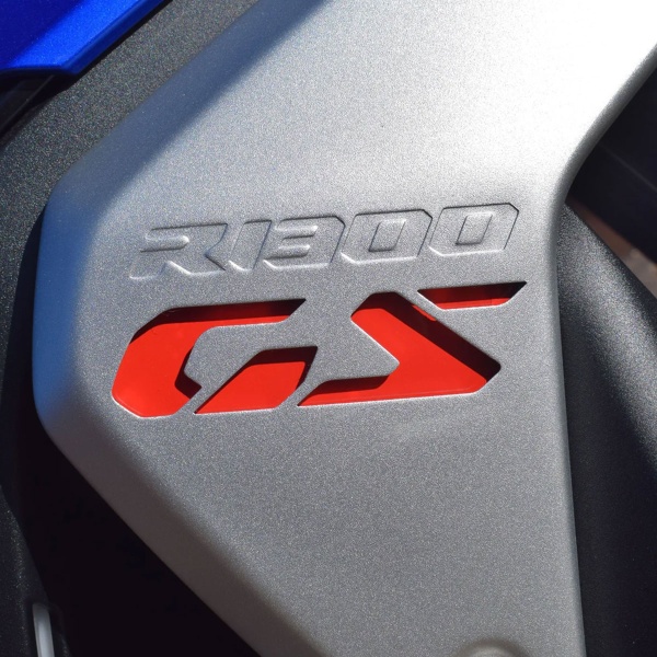 Adesivi set di 2 inserto pannello Rosso BMW R1300GS