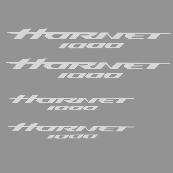 Adesivi Logo set di 4 Bianco Honda CB1000 Hornet