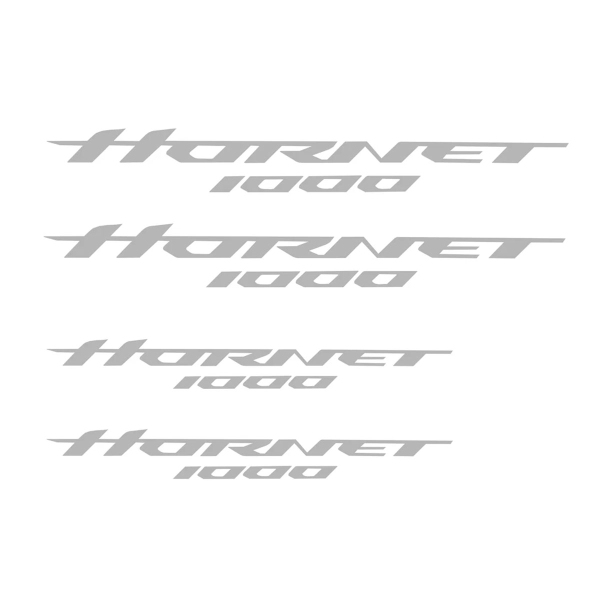 Adesivi Logo set di 4 Grigio Honda CB1000 Hornet