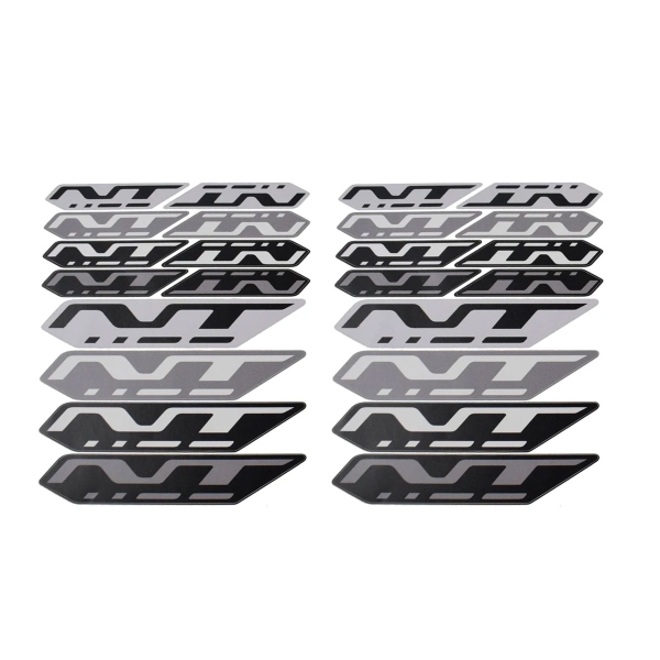 Adesivi set di 24 Nero/Grigio Honda NT1100