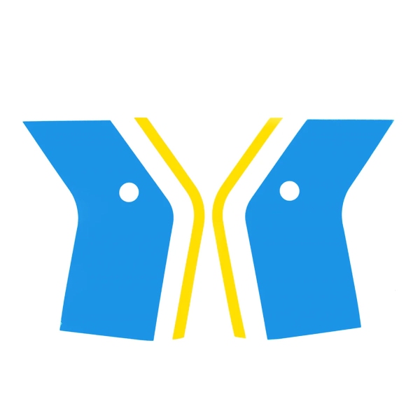 Adesivi Set coprisedile blu e giallo Yamaha XSR900