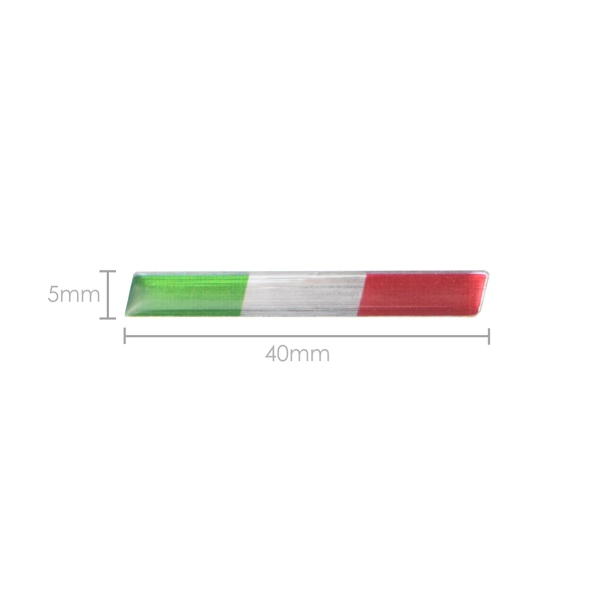 Adesivo bandiera Italiana tricolore Rosso/Bianco/Verde