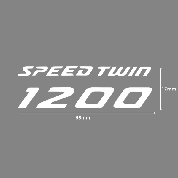 Adesivi Bianco Triumph Speed Twin 1200 Logo