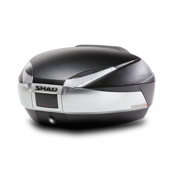 Shad SH48 Top Case titanium look 48 liters