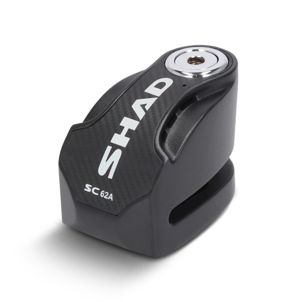 Shad black disc lock with alarm and 10mm pin for bike and scooters