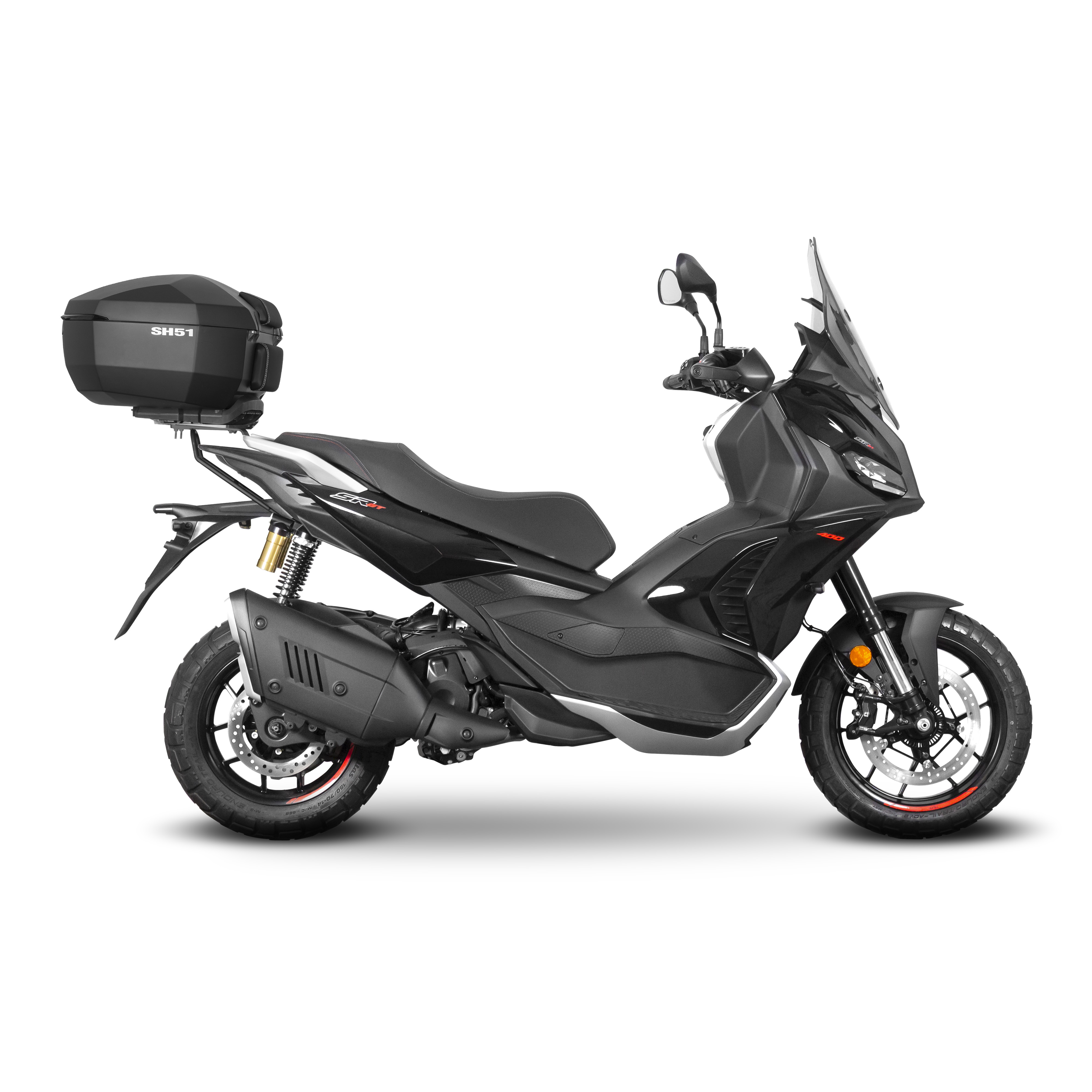 Rear rack SHAD top cases Aprilia SR GT 400 2026