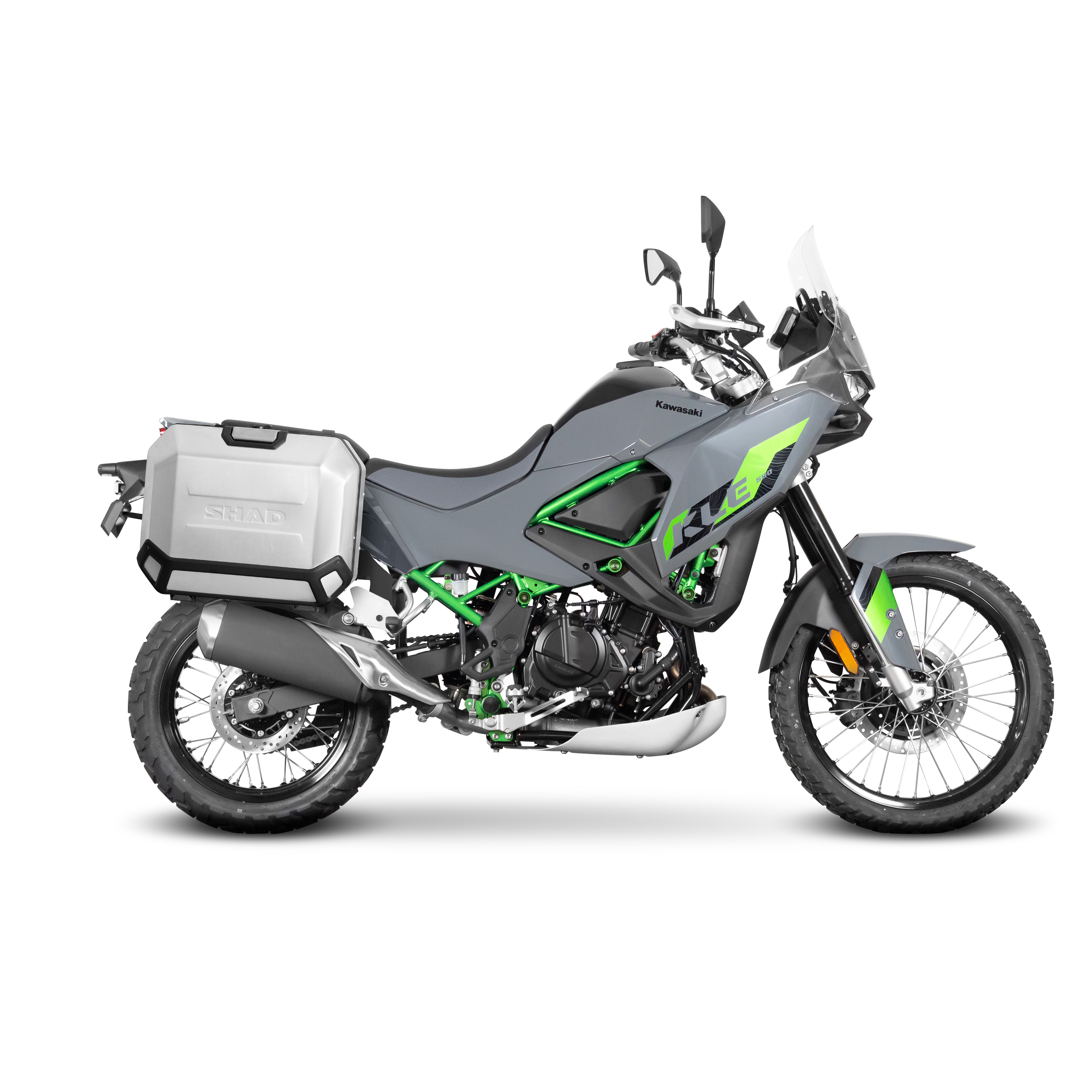 Pannier holder side-cases SHAD 4P System Kawasaki KLE500 2026