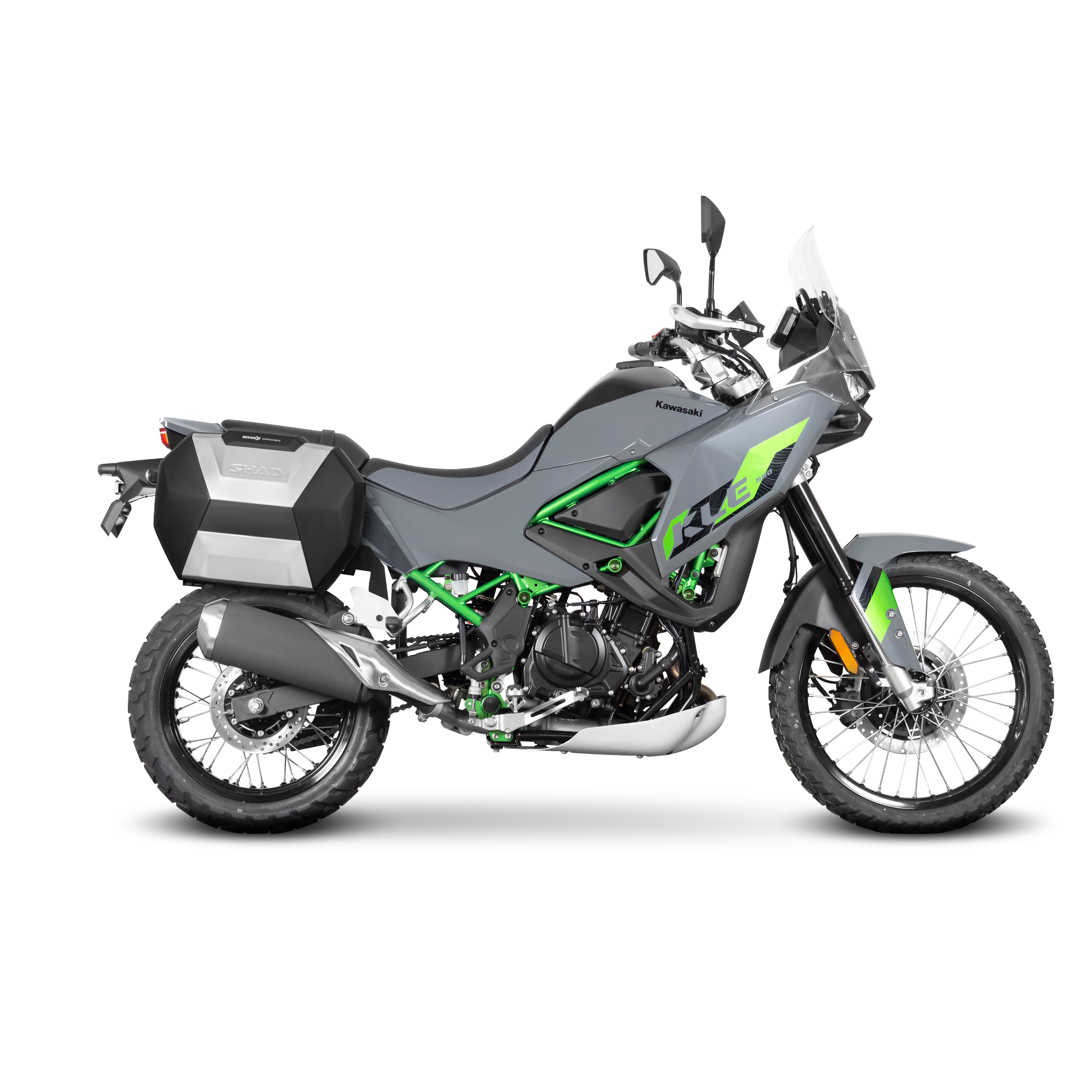 Pannier holder side cases SHAD 3P System Kawasaki KLE500 2026