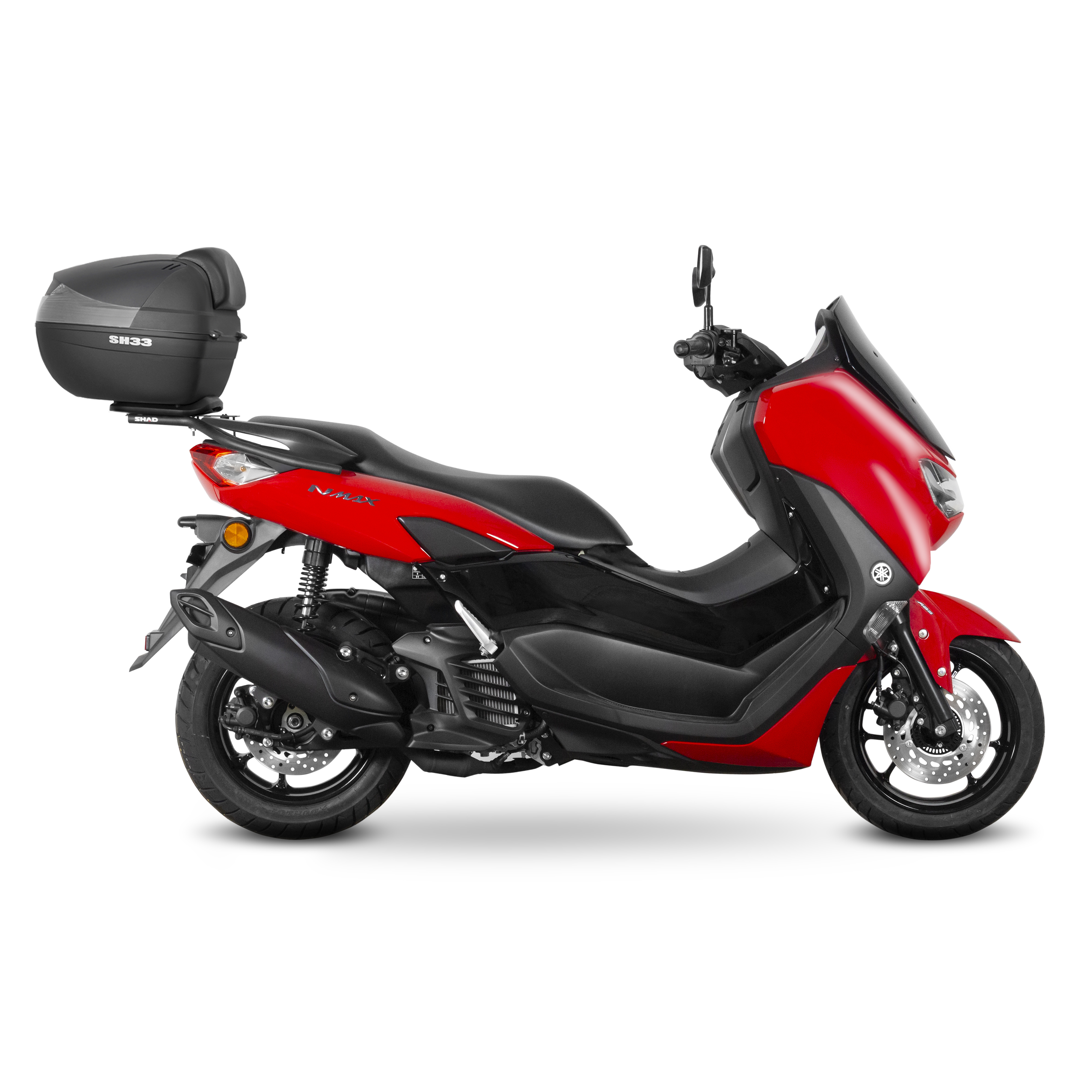 Rear rack SHAD top cases Yamaha Nmax 155 2021-2026