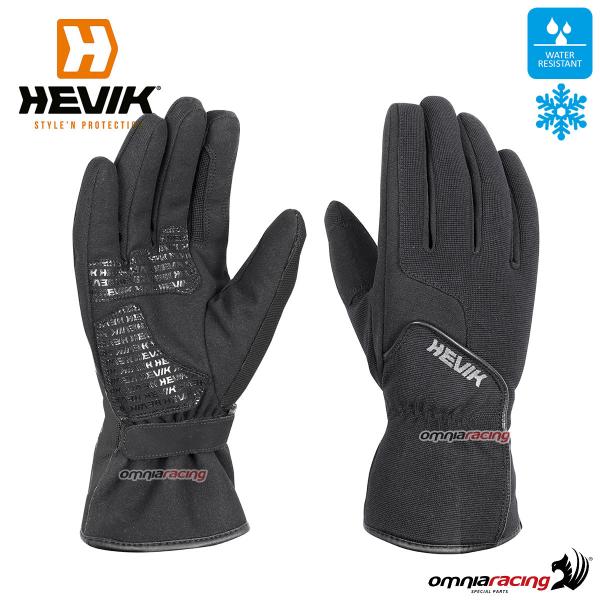 Guanti Hevik Oberalp antipioggia e impermeabili con fodera colore nero termica taglia XXL