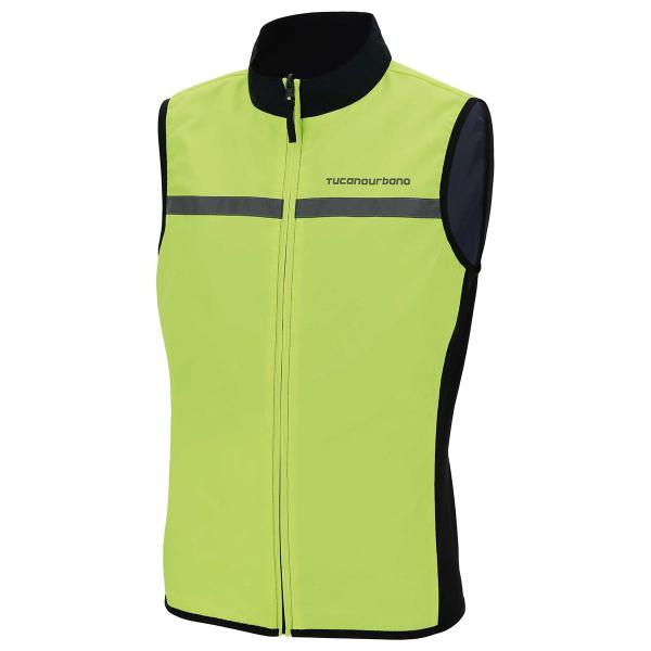 Gilet alta visibilit? Tucano Urbano Nano Switch Blu Scuro-Giallo Fluo | 4XL-5XL