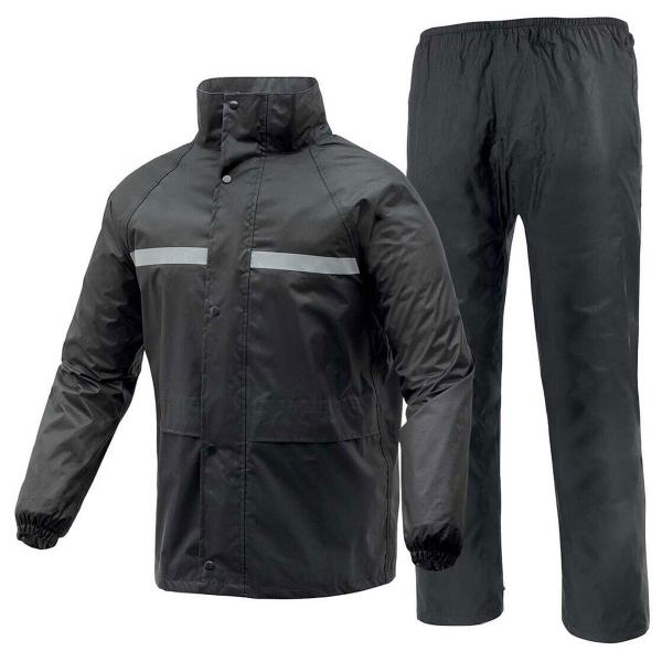 Completo giacca e pantaloni antipioggia Tucano Urbano Sepiove Nero | 3XL