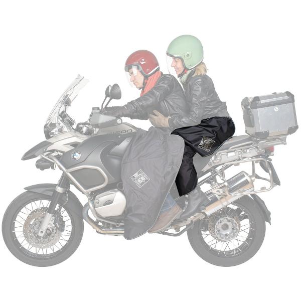 Coprigambe passeggero per maxi scooter Tucano Urbano Termoscud Nero