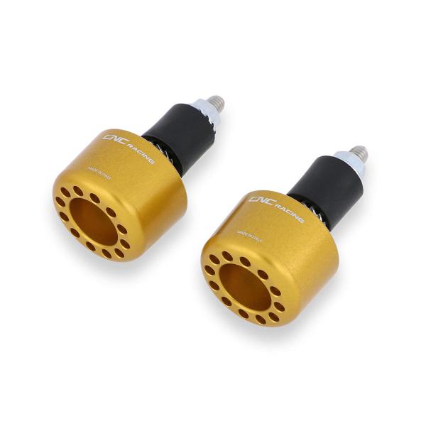 Coppia contrappesi manubrio Boing oro CNC Racing universali